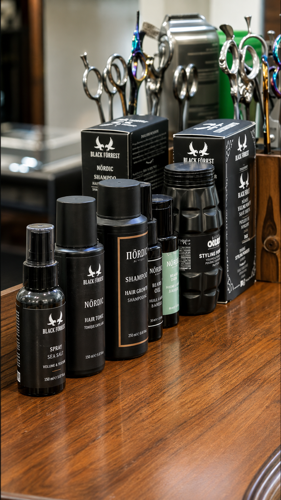 Selección de productos profesionales para el cabello